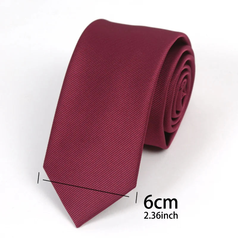 Men Burgundy Necktie Marriage Gifts Women Red Neck Ties Man Striped