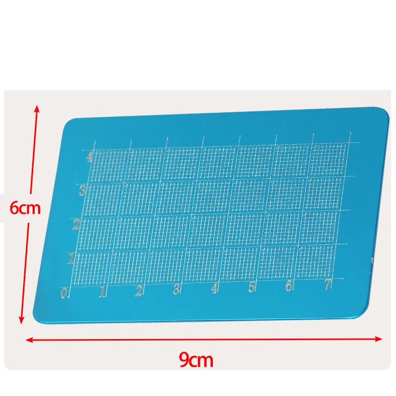 Rhinoplasty Engraving Plate Rhinoprosthesis Measuring Instrument Qme b