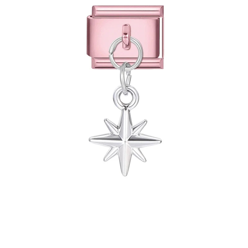 Wholesale Butterfly Bow Stars Love Heart Key Planet Shiny CZ Flower
