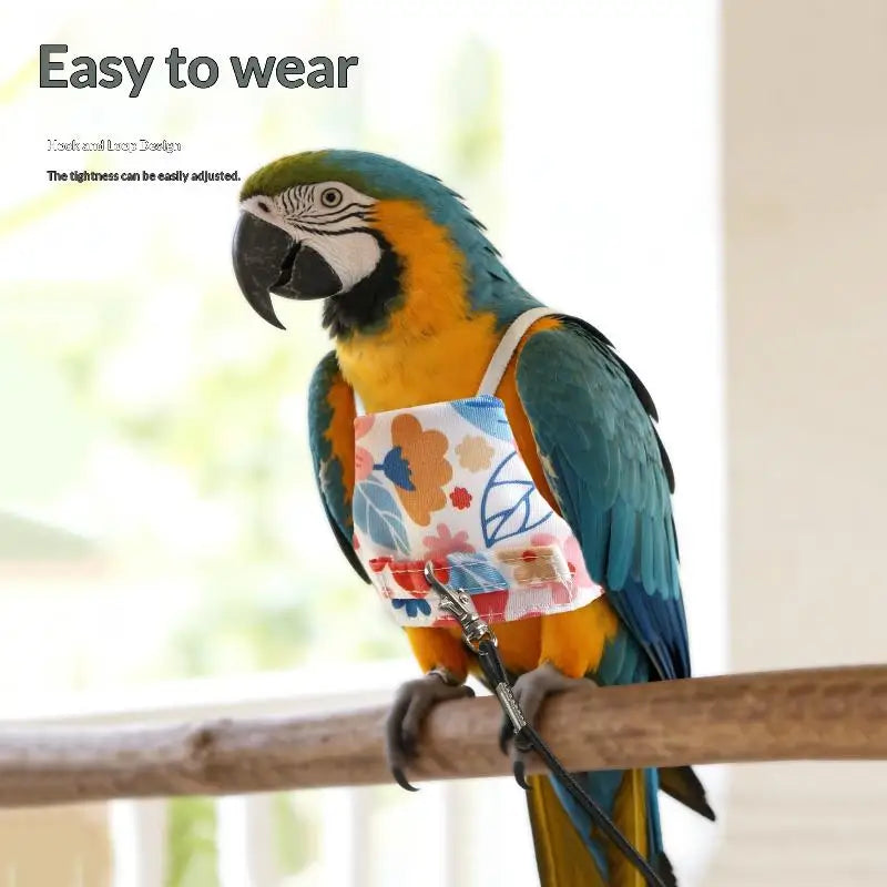 Outdoor Flying Rope Pet Decoration Bird Supplies Parrot Clothes Walk Qme