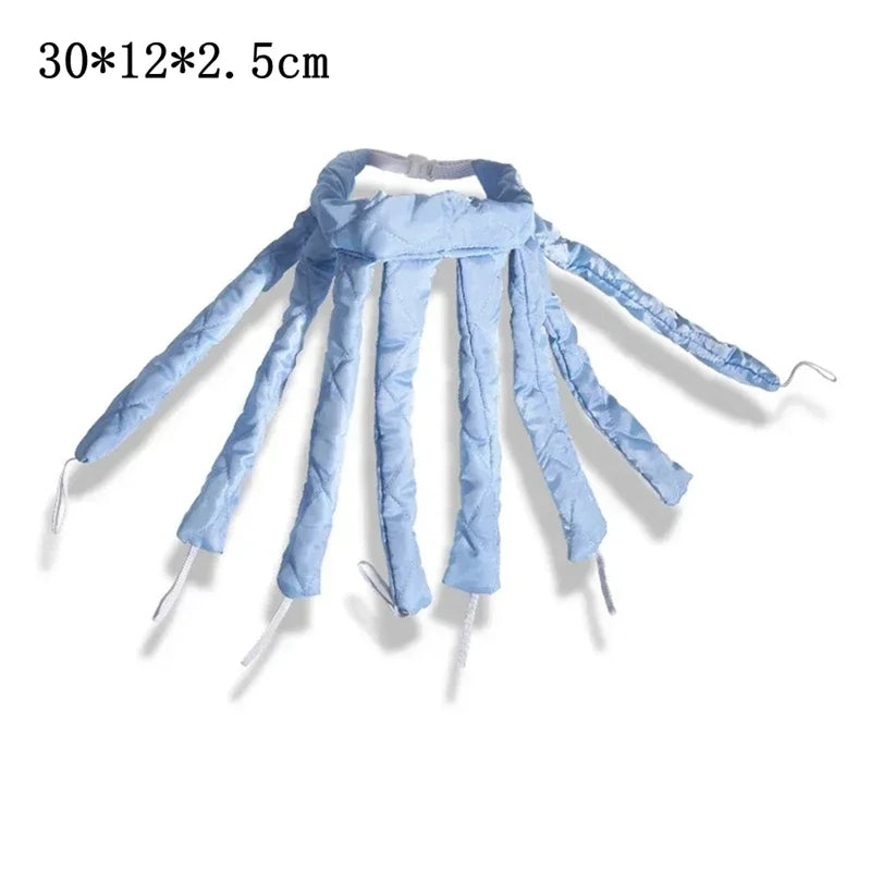  Lazy Octopus Curler Hair Rollers Heatless Headband Curls Ribbon Sleeping Soft Wave Formers No Heat Curls Ribbon Styling Tools Qme BL
