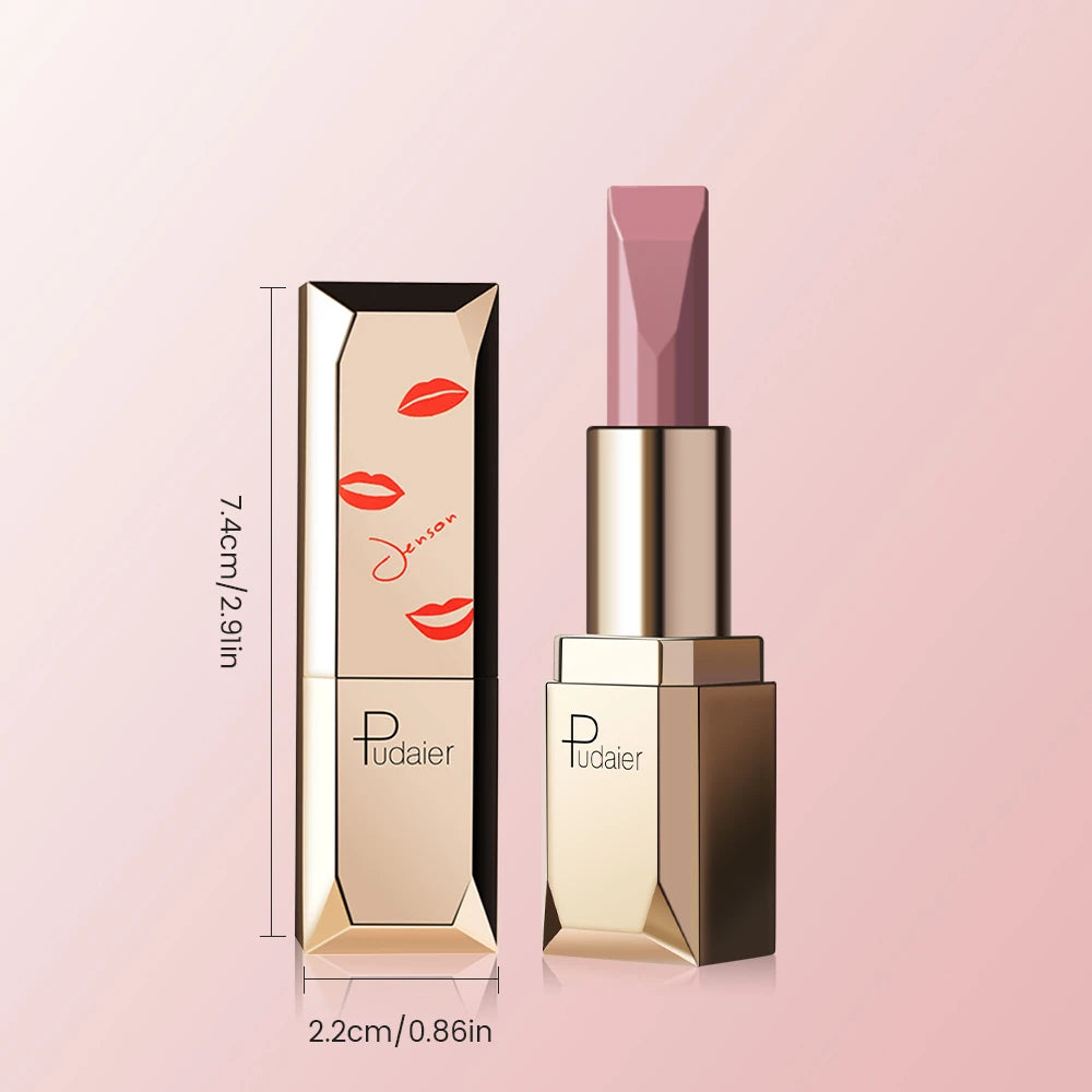 Luxury Matte Lipstick Long-lasting Pigment Non-sticky No Transfer Qme