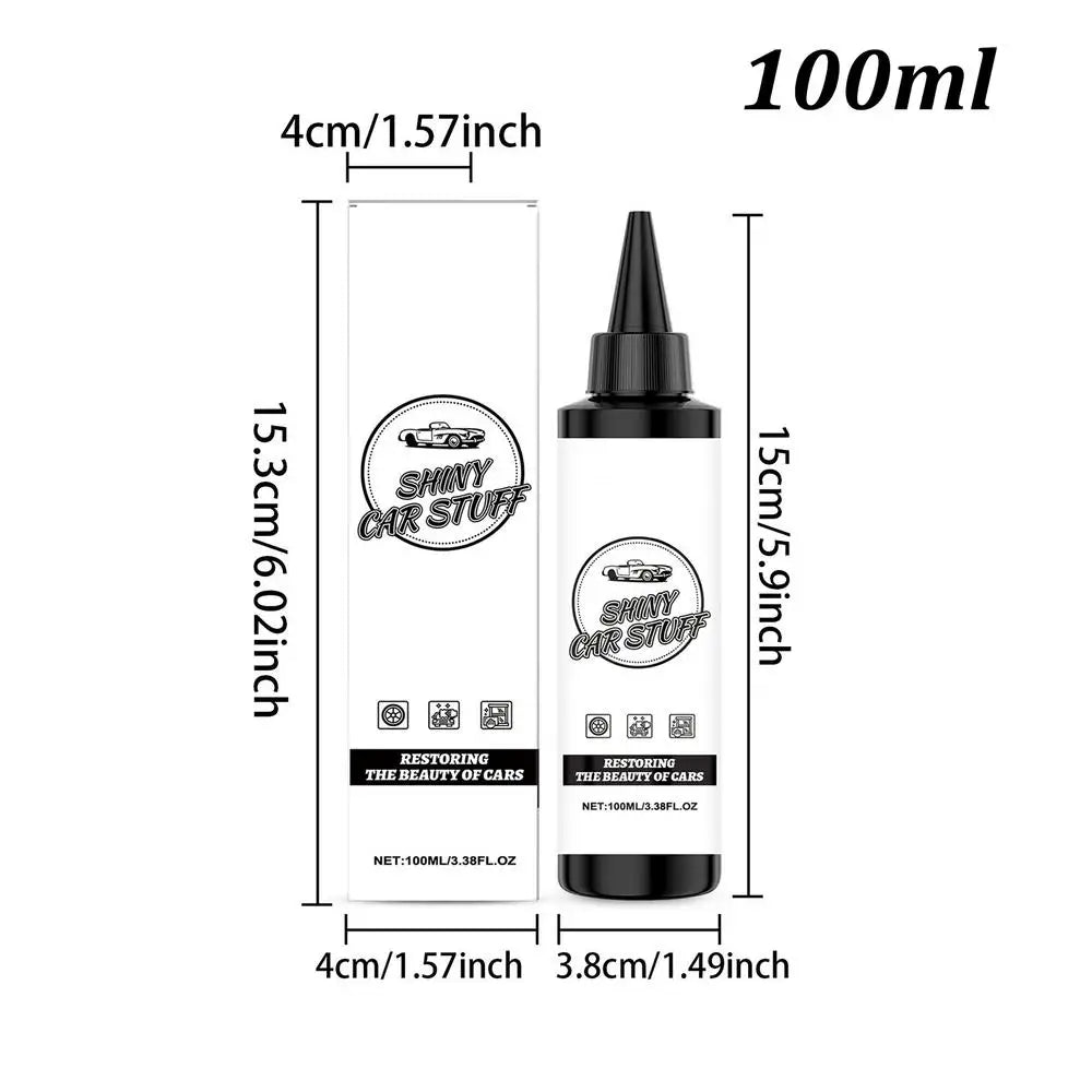 Car Coating Agent Dustproof Waterproof Portable Automobile Cleaner Solution Car Polishing Agent Shine Restorer Hood Side Trunk Qme 100ml