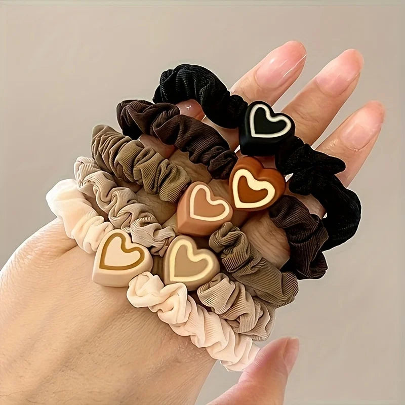 Love Small Intestine Hairband Fluffy High Ponytail Hair Rope Tie Hair Elastic Head Rope Girl Hair Accessories Don't Hurt Hair Qme