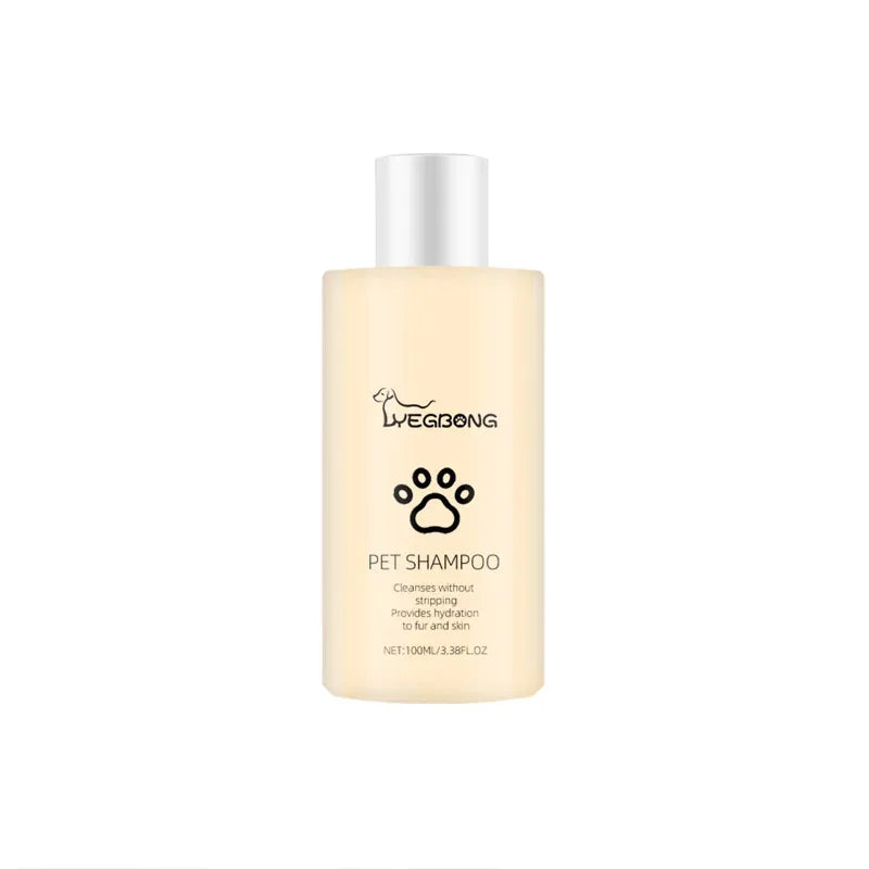 Pet shampoo is gentle and clean. Pet cat and dog hair is soft and non knotting. Shampoo shampoo Qme YELLOW