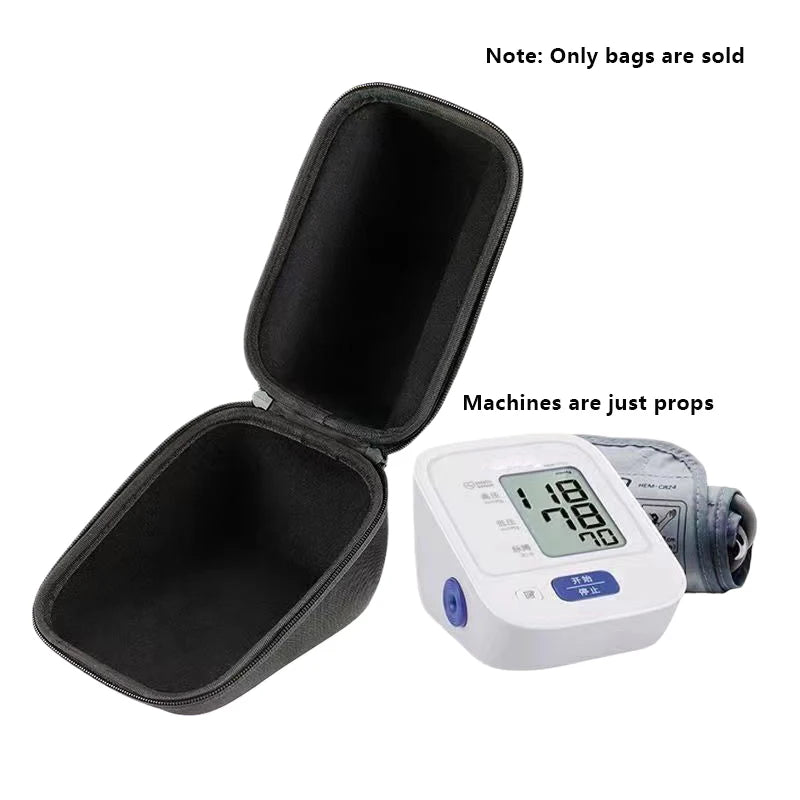 EVA Hard Case Upper Arm Blood Pressure Monitor Portable Travel Qme