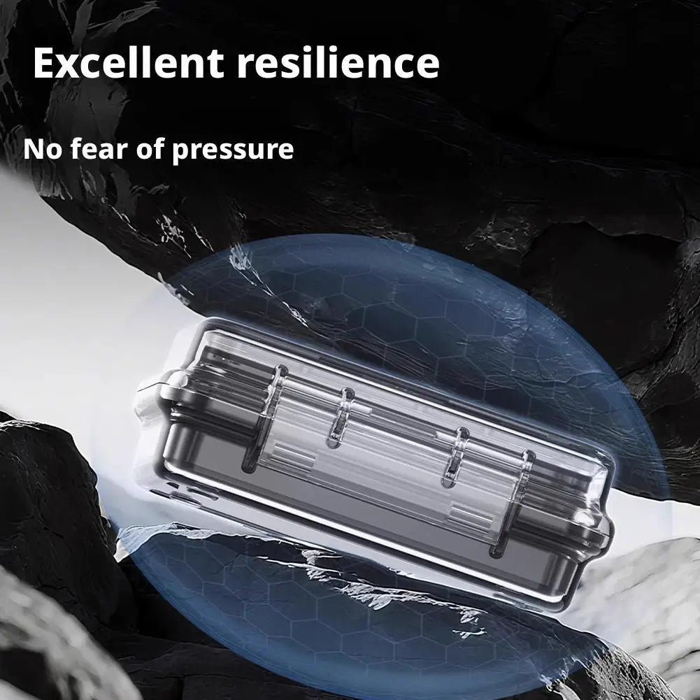Portable Transparent for FiiO/Feiao NEST Clear Earphone Data Cable Waterproof, Splashing and Dustproof Protection Box Qme