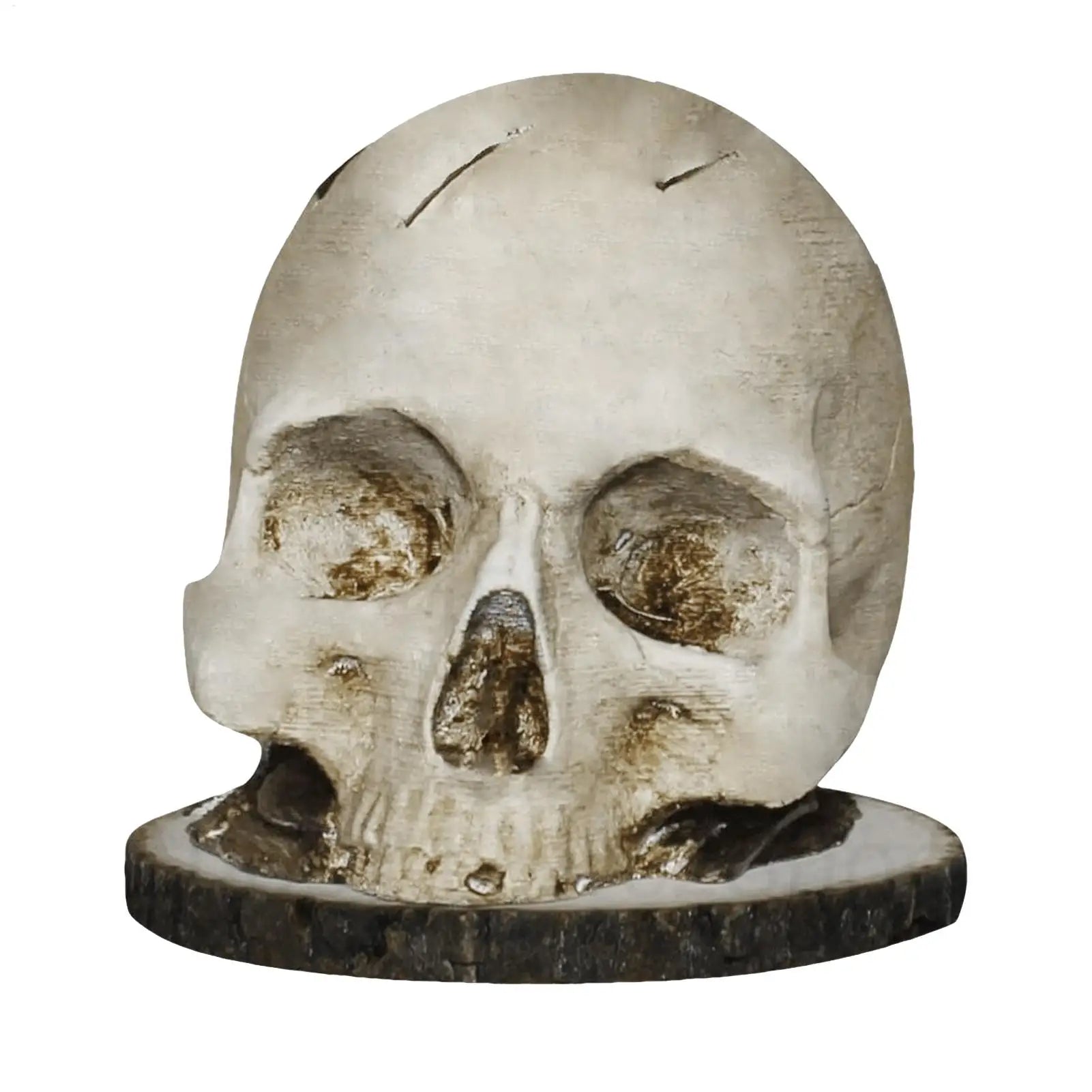 Kitchen Rack For Knives Countertop Skull Head Shaped Kitchen Tools Storage Scary Decoration Home Organization For Fireplaces Qme