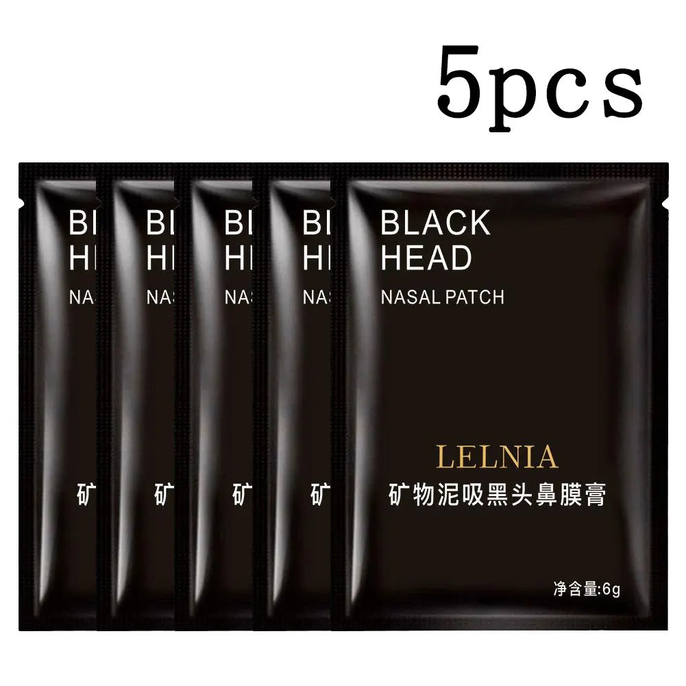 Tearable Face Mask Shrinking Pore Deep Cleaning Remove Blackhead Qme 5pcs