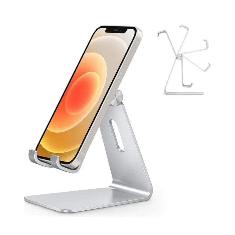 Portable Colorful Phone Holder Universal Cellphone Stand Durable Plastic Adjustable Folding Phone Holder Seat Storage Holders Qme