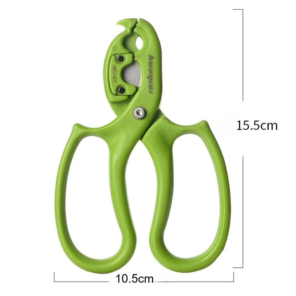 Replaceable Blade Flower Thorn Remover Scissors Florist Rose Thorn Stripper Cutter Garden Pruning Shears Floral Arrangement DIY Qme