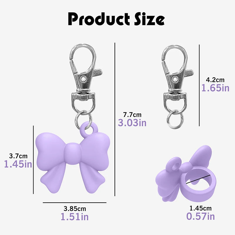 Durable Silicone Lip Balm Keychain Cap Portable Storage Case Lipstick Qme