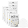 1/5/10Pcs Portable Deep Collagen Mask Moisturizing Firming Nourish Pore Shrinking Smooth Brightening Skin Retinol Boost-Up Mask Qme 10Pcs