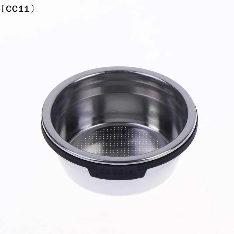 Double Cup Filter Basket Luxe ES601 ES701 Coffee Pressurized Porous Qme