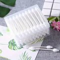 Double Cotton Swabs Cleaning Makeup Organic Pointed Buds Paper Pets Qme Default Title