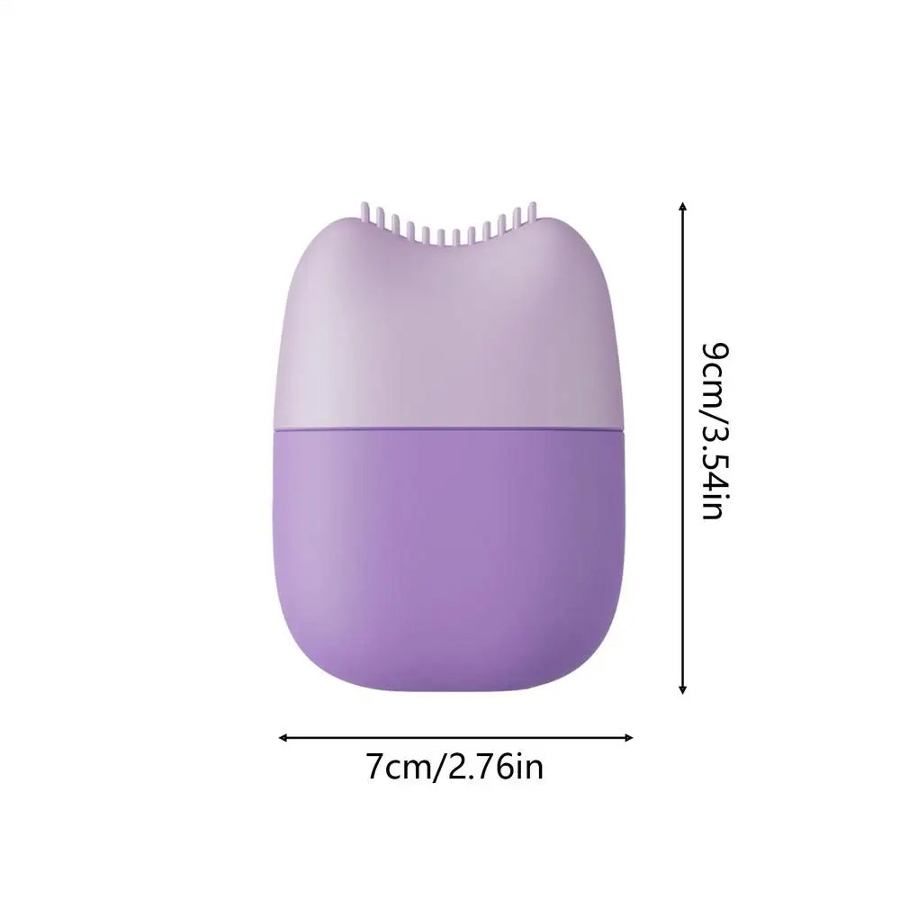 Silicone massage face ice tray Eyes Facial Massager Tool Large Pores Reduction Cooling Face Roller Eliminating facial puffiness Qme Purple China Mainland