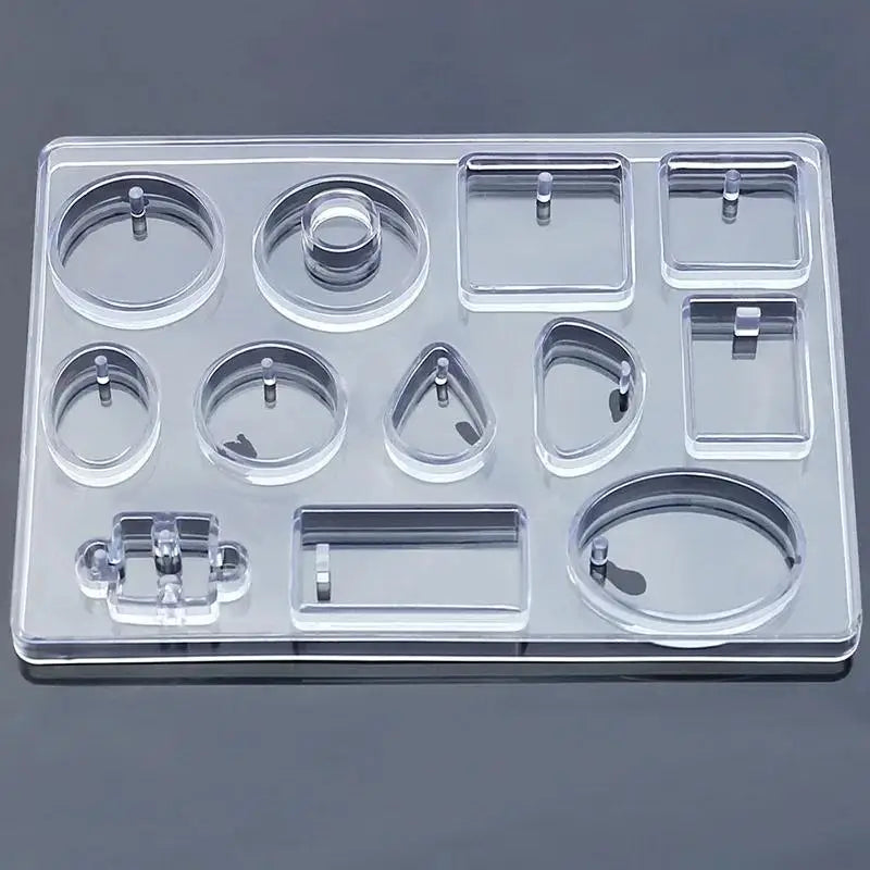 Earring Pendant Silicone Mold Epoxy Resin Jewelry Making Molds Heart Qme A