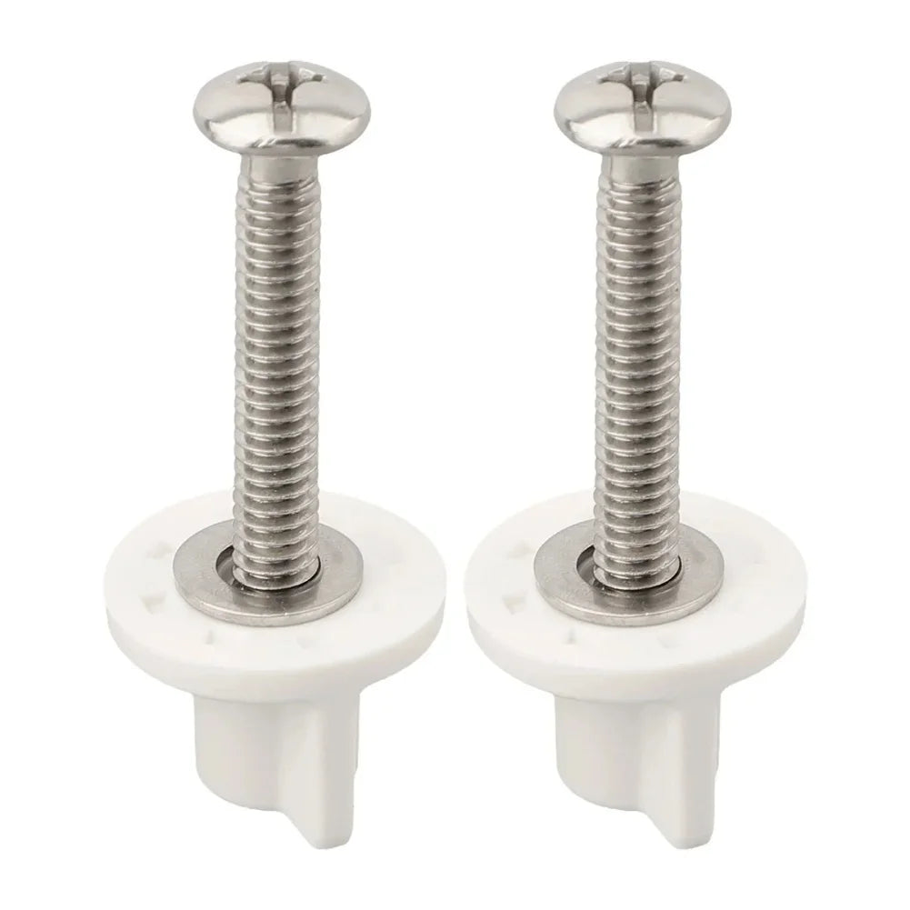 M6 Toilet Seat Hinge Bolt Screw Fixings Replacement Parts Mounted Qme A