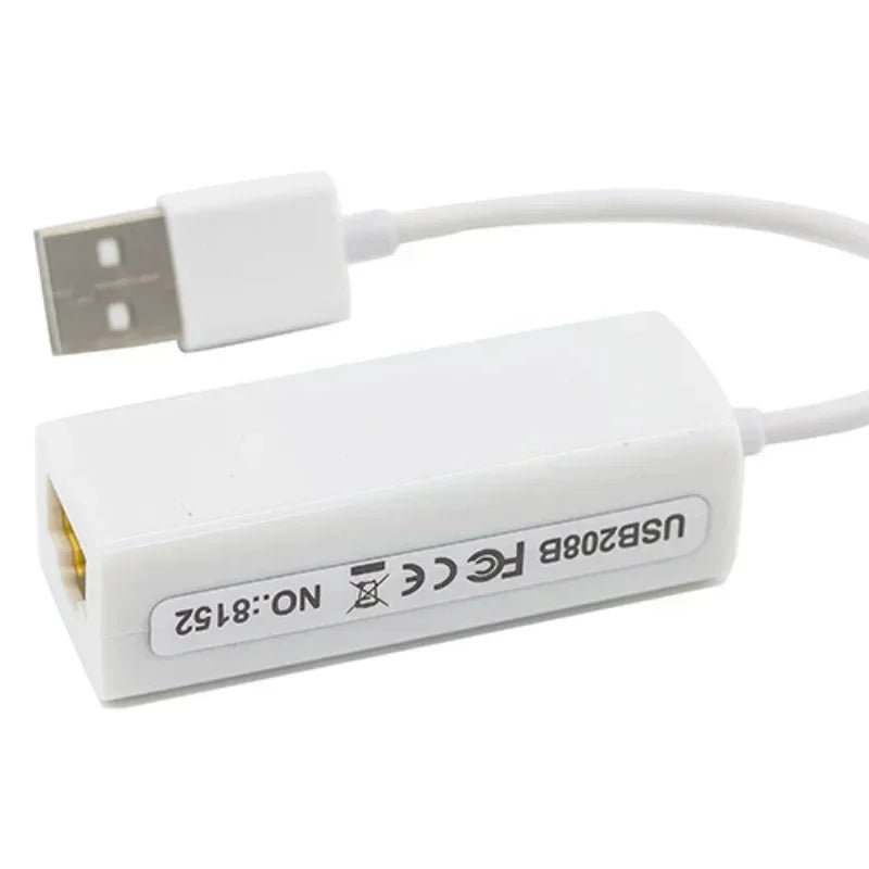 Network Card Lan Adapter for Tablet / PC / Laptop, 10/100Mbps USB 2.0 To RJ45 Qme