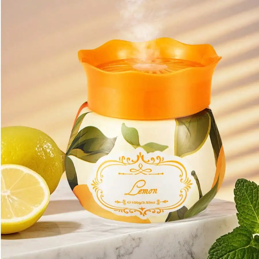 FORMBO Aromatherapy Cream Small Round Candle Natural Fragrance Home Qme orange