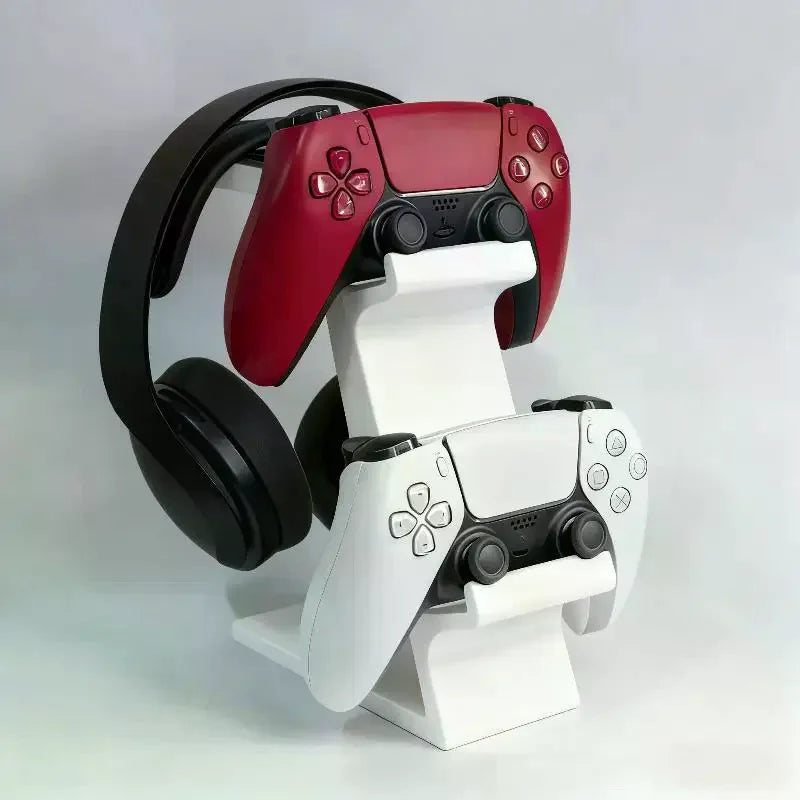 3-in-1 Controller Stand Desk Headset Holder Organizer Compact Storage Qme