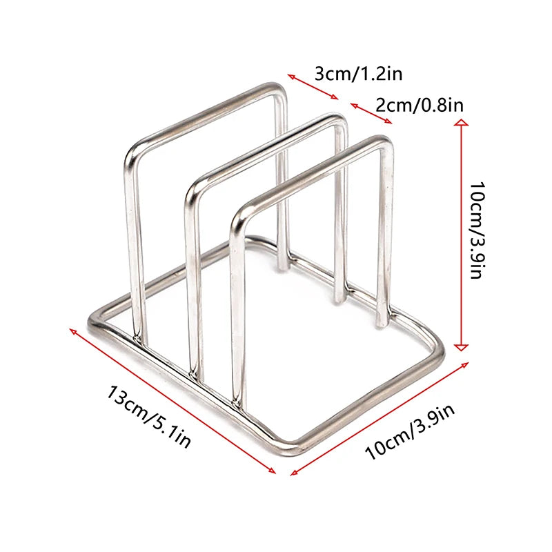 Cutting Board Holder Stainless Steel Cutting Board Rack Kitchen Organizer For Chopping Board Kitchen Storage Organization Rack. Qme 1PC