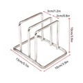 Cutting Board Holder Stainless Steel Cutting Board Rack Kitchen Organizer For Chopping Board Kitchen Storage Organization Rack. Qme 1PC