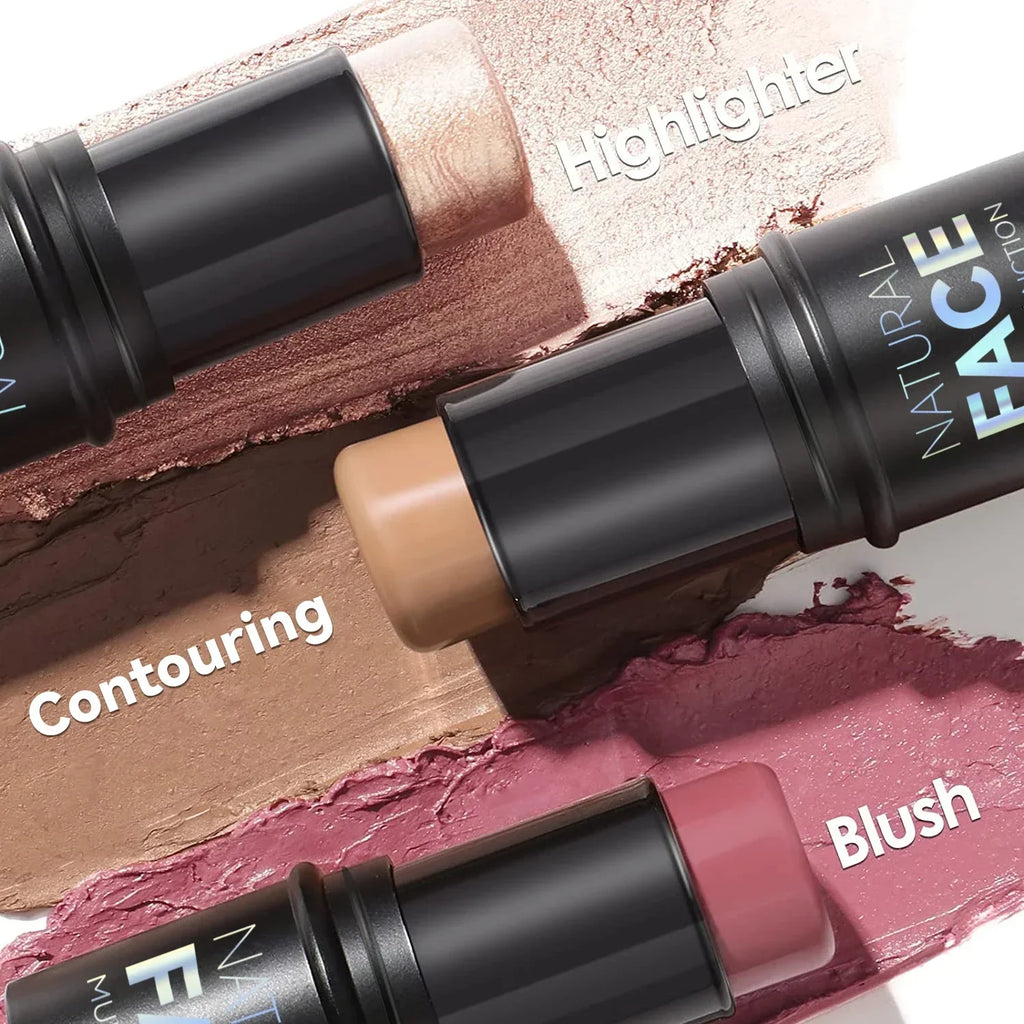 Makeup Face Contouring Bronzer Stick Multifunctional Highlighter Qme