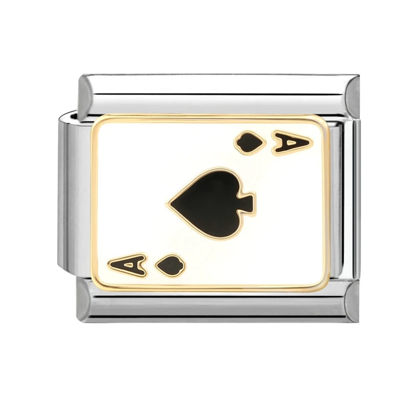 2026 Y2K Colorful Glaze Cute Street Scene Cat Italian Charm Link fit 9mm Stainless Steel Jewelry DIY Making Bracelets For Gifts Qme Style 35