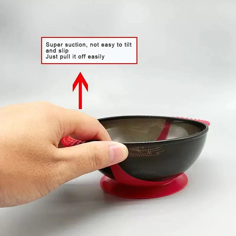 Professional Hair Coloring Tool Dye Mixing Bowl Suction Cup Secure Qme