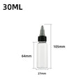 10pcs 30/60/100/120ml Recyclable Clear Tattoo Airbrush Ink Pigment Bottles Empty Bottle Container For Tattoo Ink Color Qme 30ML 10PCS