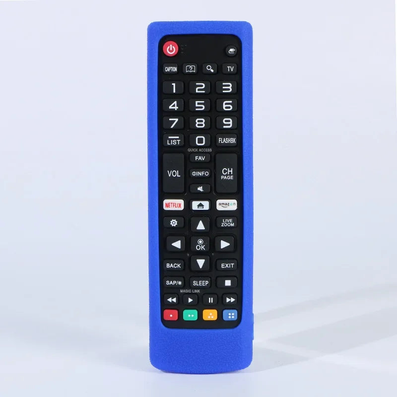 Silicone Case Protective Cover Fit for LG AKB75675311 AKB75095308 AKB76037605 AKB Series Smart TV Remote Control Dustproof Cover Qme Blue