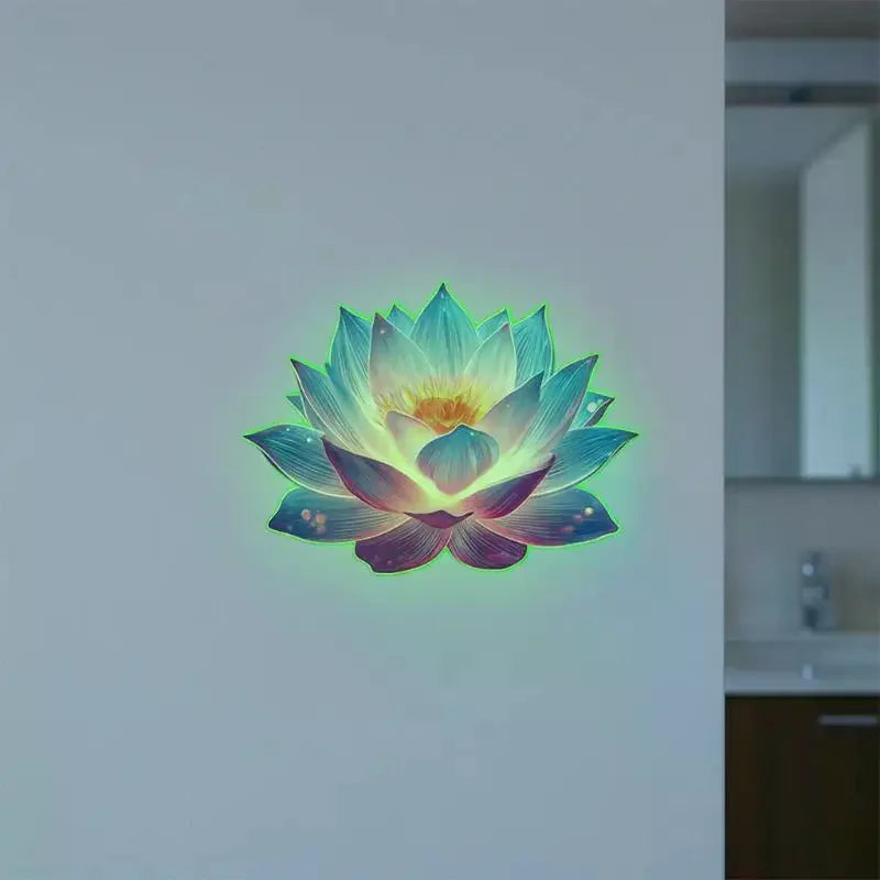Glow-in-the-dark Toilet Stickers PVC Self-adhesive Removable Wall Qme