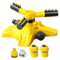 Sprinklers for Yard 3-Arm 360 Degree Rotating Automatic Adjustable Tool Kids Water Sprinkler for Backyard Garden Patio Park Qme China Mainland B