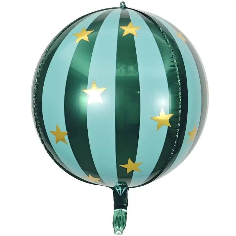 Striped Star Aluminum Film Balloon KTV Mall School Wedding Decor Qme A 22inch