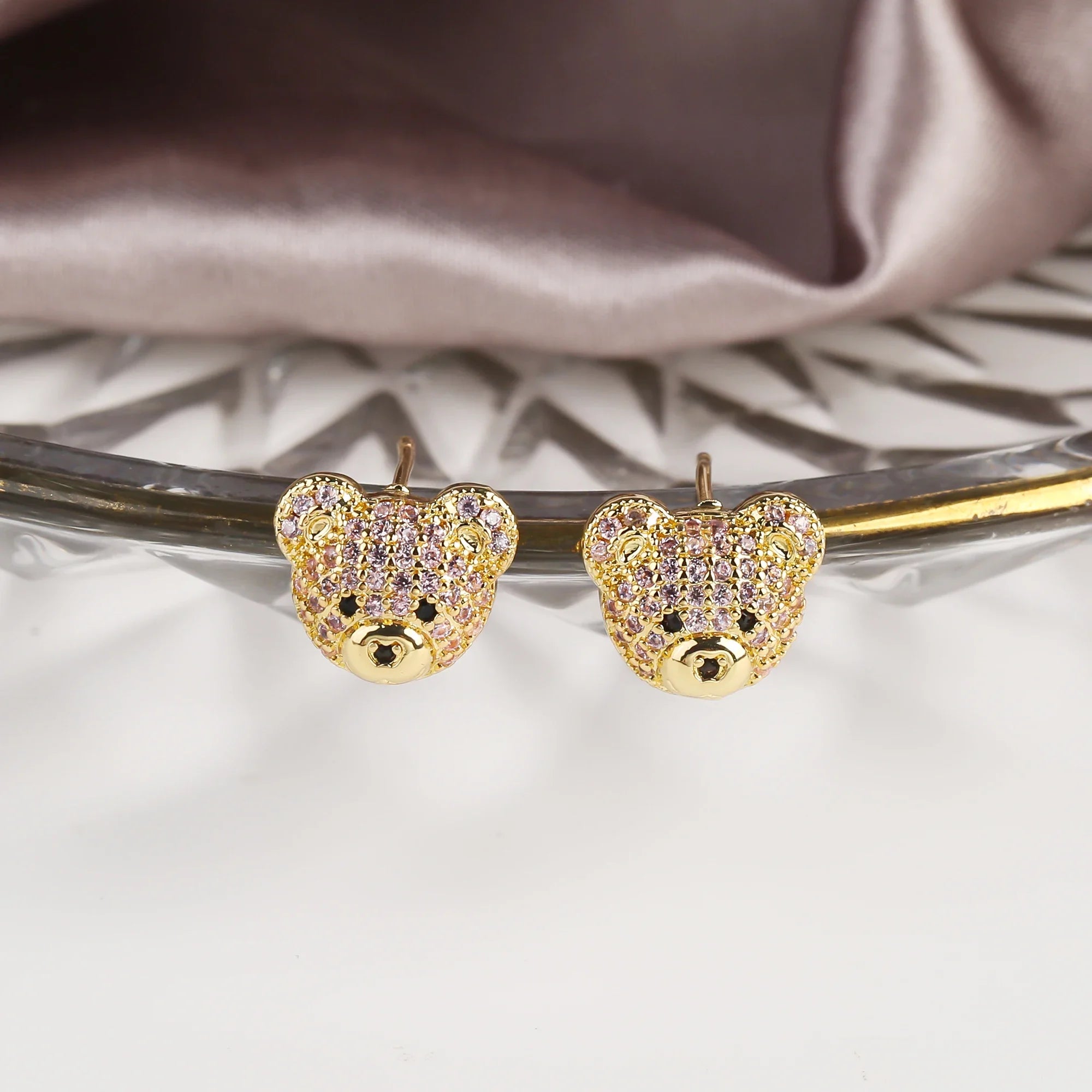 9 Colors Luxury Bear Shiny Zirconia Bracelet Classic Animal