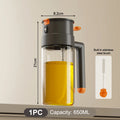 470 1 Oil Spray Bottle Pour Spout Leakproof Multifunctional Large Qme Black