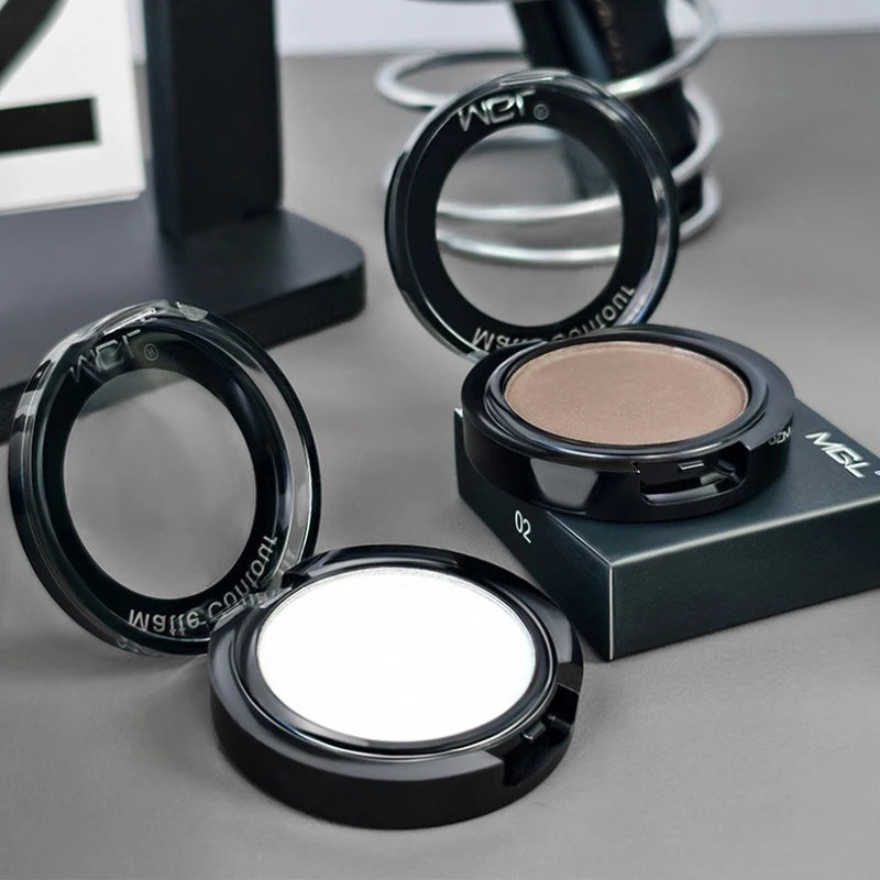 Matte Contour Palette for Daily Use, Easy to Blend Face Powder for Natural 3D Nose Cheek Highlight and Shading, Lasting Makeup Qme