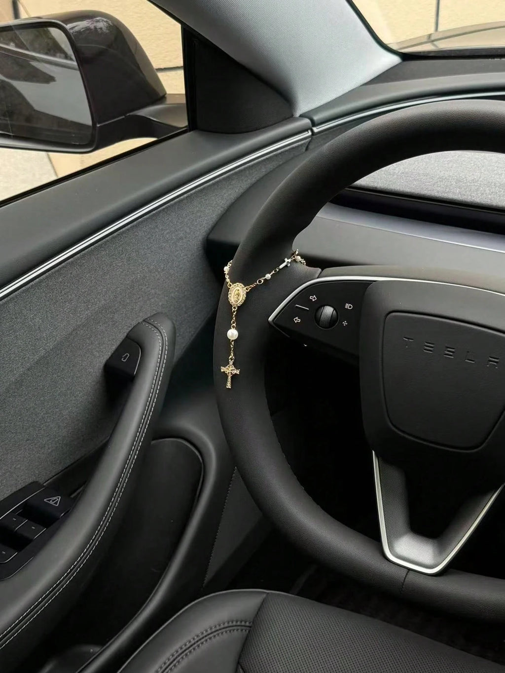 1 Steering Wheel Bead Pendant Car Accessories Unique Fashionable Qme