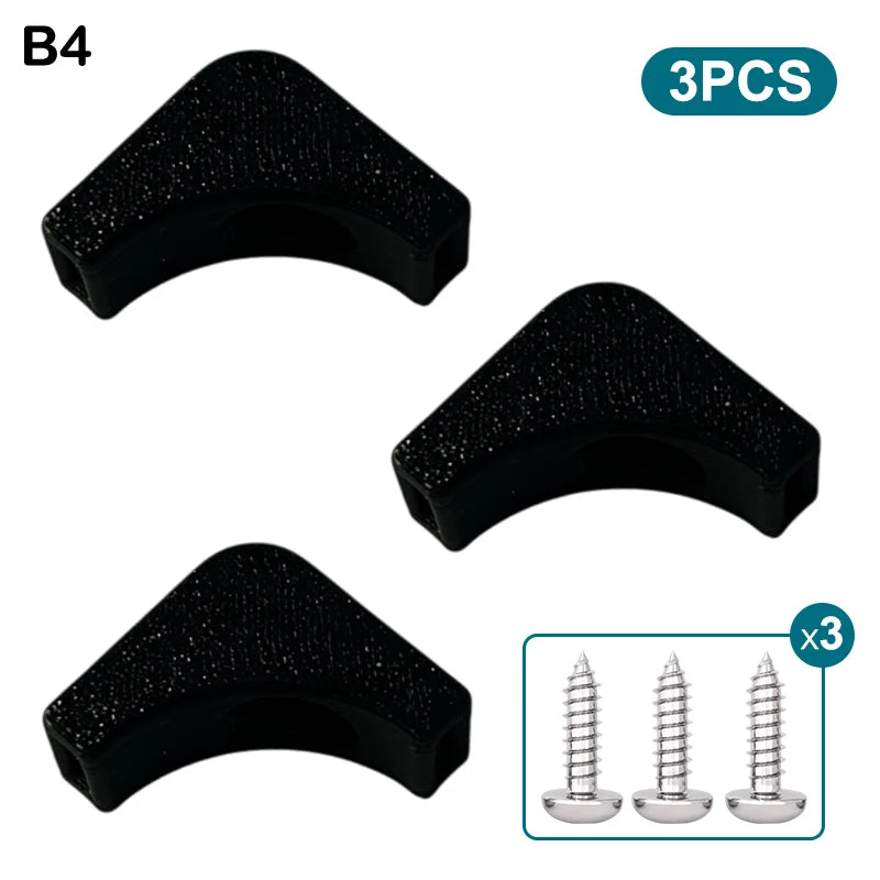 Flat Wire Wall-mounted Cord Organizer Clips Screws Easy Fix No More Qme B4