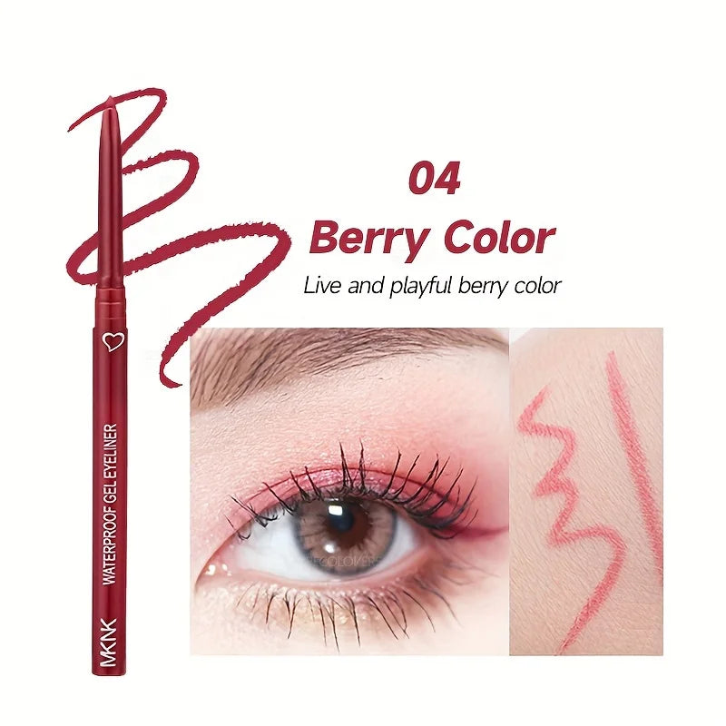Makeup Long-lasting Eyeliner Pencil Waterproof High Pigment Eyeshadow Eye Liner Pen Women Fashion Color Makeup Tools Qme 04