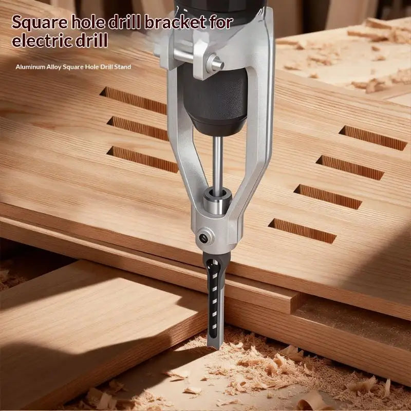 Mortising Chisel Adapter DIY Woodworking Drilling Tools Durable Qme