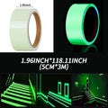 Luminous Fluorescent Night Self-adhesive Glow In The Dark Sticker Tape Safety Security Home Decoration Warning Adhesive Tape Qme 5cmX3M