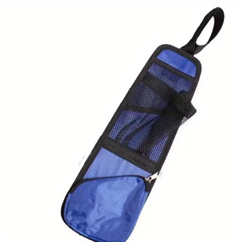 Maximize Your Car's Storage Space with Our Versatile Car Seat Side Hanging Bag Qme Blue