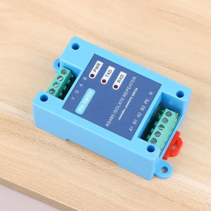 2 Channel RS485 Isolation Repeater Hub 12-36V Anti Interference Qme