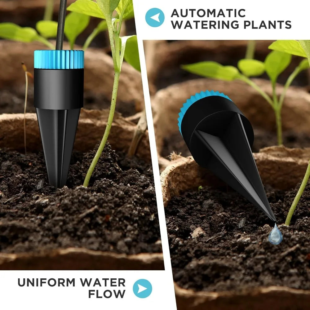 Garden Automatic Irrigation kit 10Pcs Drip Nozzles Plant Watering Devices Gardening Irrigation System Water Saving Sprinklers Qme
