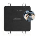 Adjustable & Foldable Pet Car Seat Mat - Lightweight, All-Season Protection, Soft Comfort Qme Black