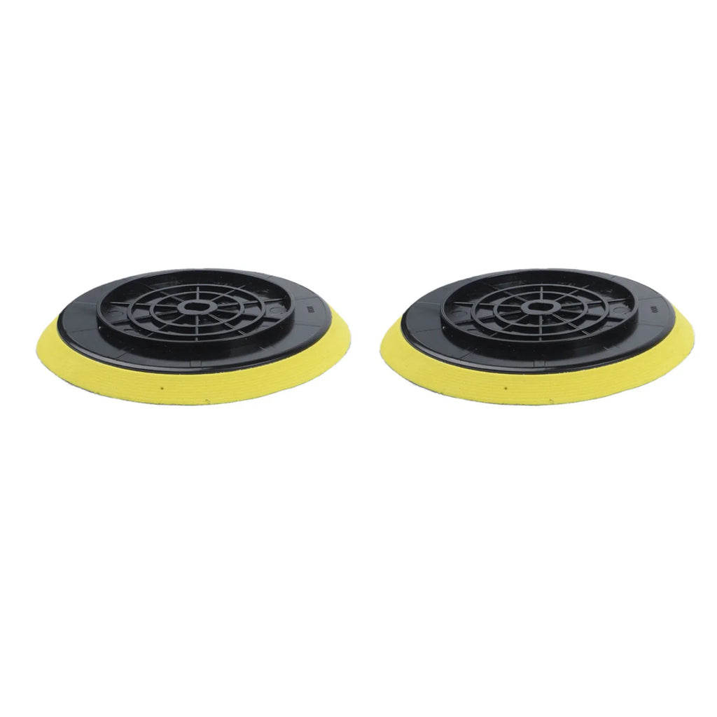 2pcs Backing Pads 6-Inch Buffer Pads Polished Disc Backing Pads For Cordless Buffer Polishing Power Tools Replacement Parts Qme