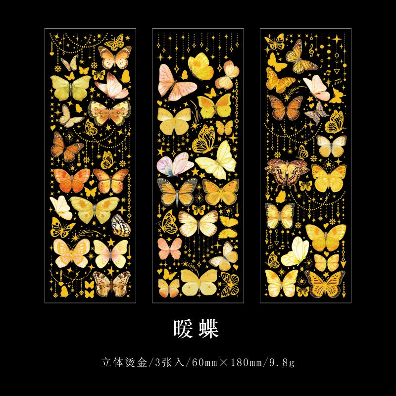 2 Sheets Chinese style Koi Flat Stickers aesthetic Journal notebook junk journal supplies Diy Scrapbooking Stationery Sticker Qme F