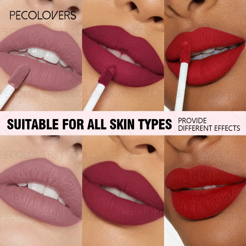 Black Tube Matte Lip Gloss Multi-color Selection Plump Lipstick Qme